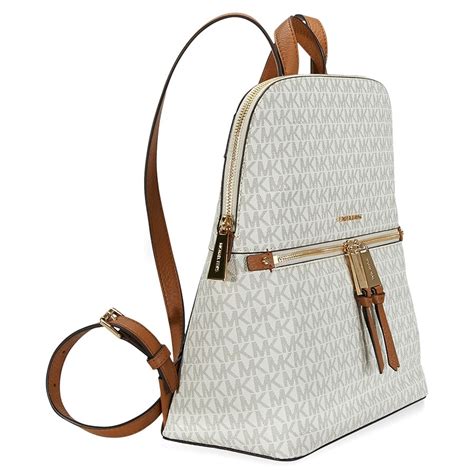 michael michael kors signature rhea medium slim backpack|Michael Kors rhea studded backpack.